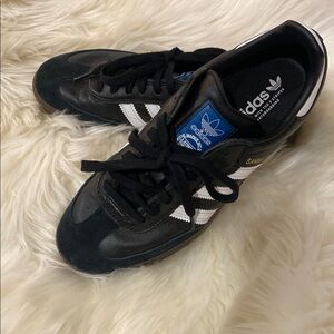 adidas Black and White Athletic Shoes